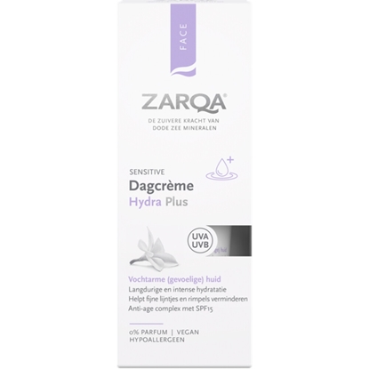 ZARQA DAGCREME HYDRA PLUS SPF15 SENSITIVE 50ML